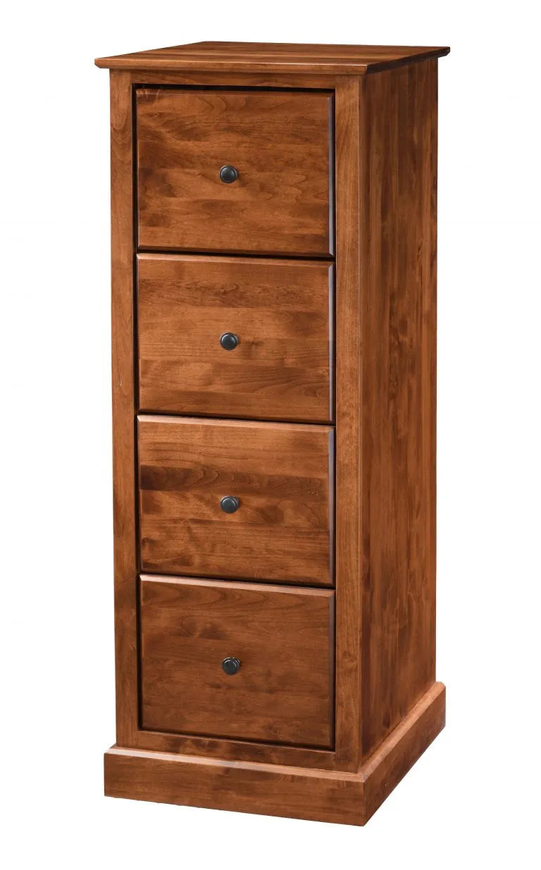 Shaker 4 Drawer Vertical File - Baconco