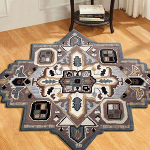 Shapes Lr50922 Gray/Cream/Ivory Rug - Baconco