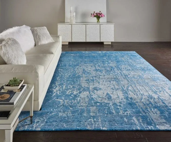 Silk Shadows Sha10 Ocean Rug - Baconco