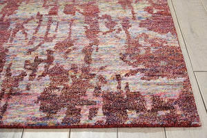 Silk Shadows Sha10 Wine Rug - Baconco