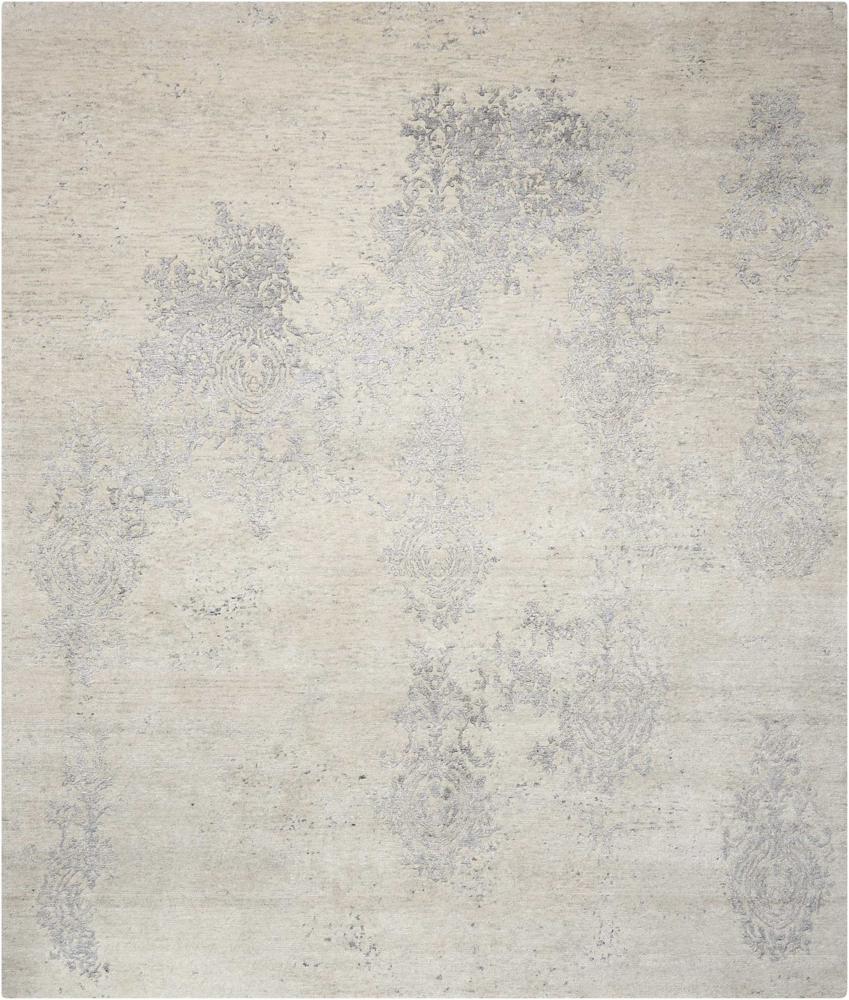 Silk Shadows Sha14 Ivory/Silver Rug - Baconco