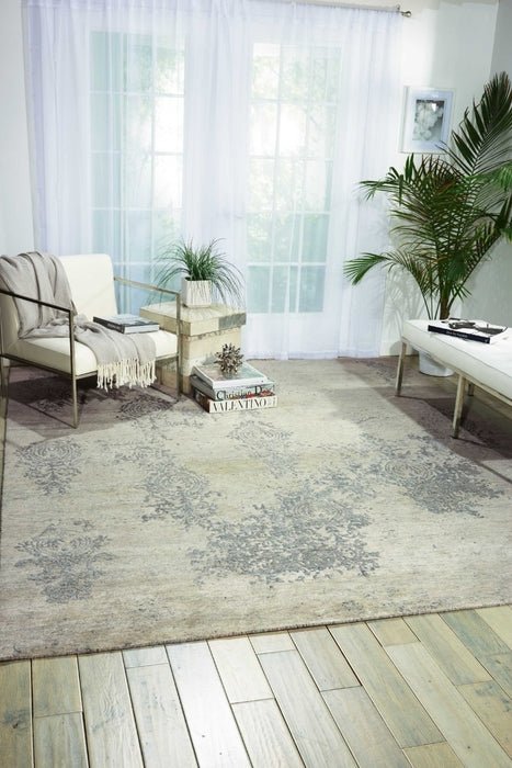 Silk Shadows Sha14 Ivory/Silver Rug - Baconco