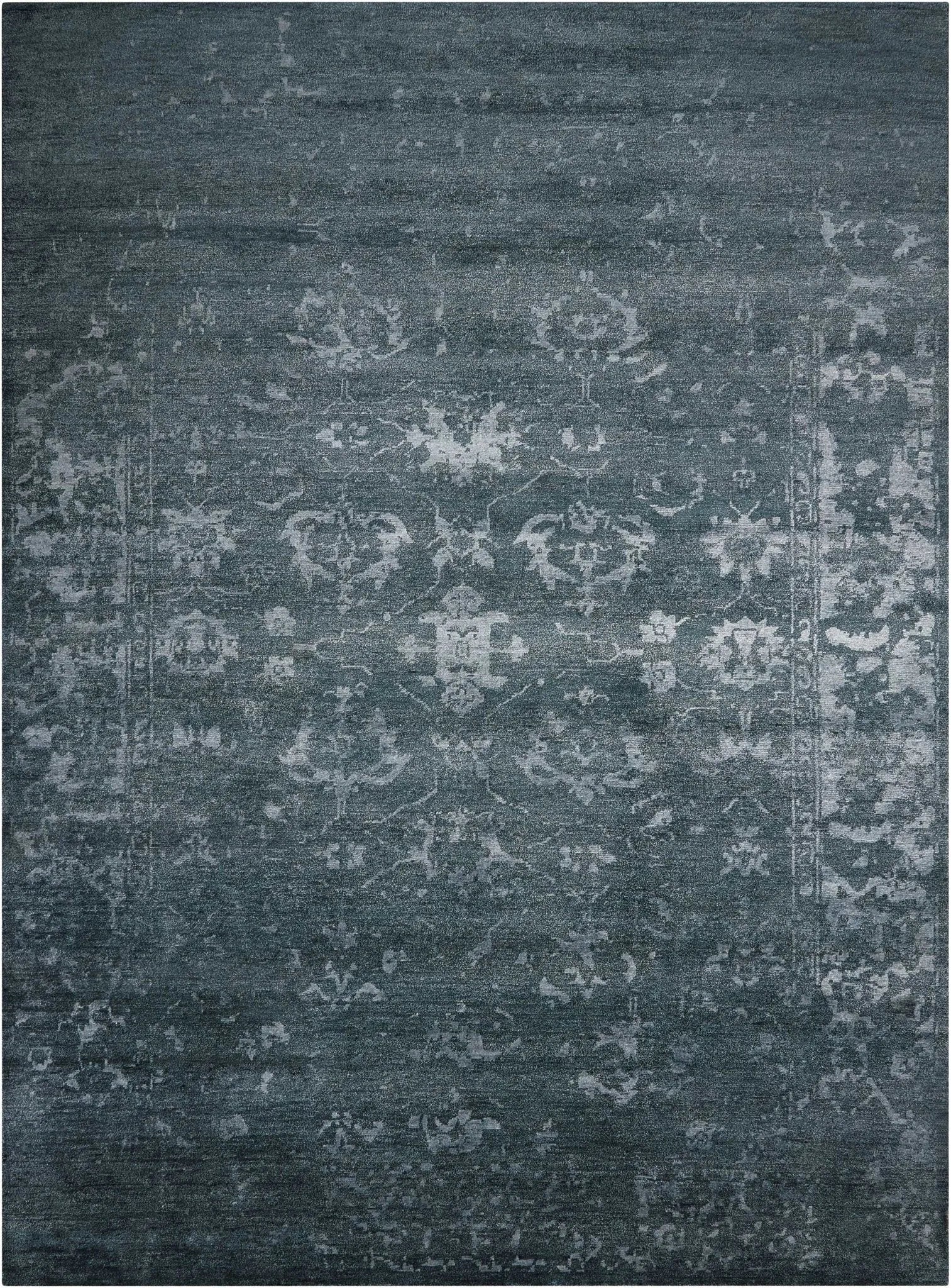 Silk Shadows Sha15 Blue/Stone Rug - Baconco