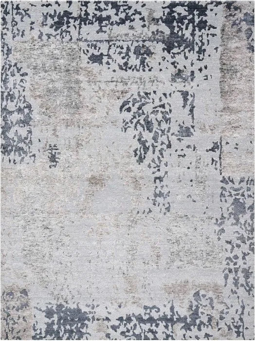 Silk Shadows SHA16 Silver Grey Rug - Baconco