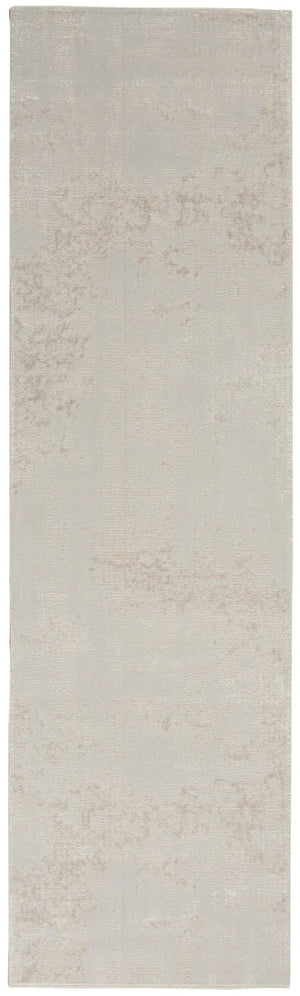 Silky Textures SLY01 Ivory/Grey Rug - Baconco