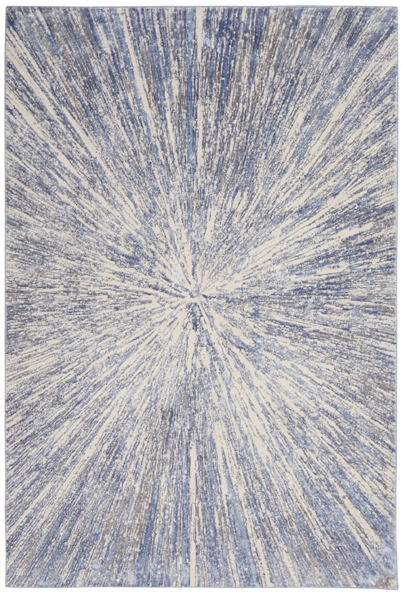 Silky Textures SLY05 Blue/Grey Rug - Baconco