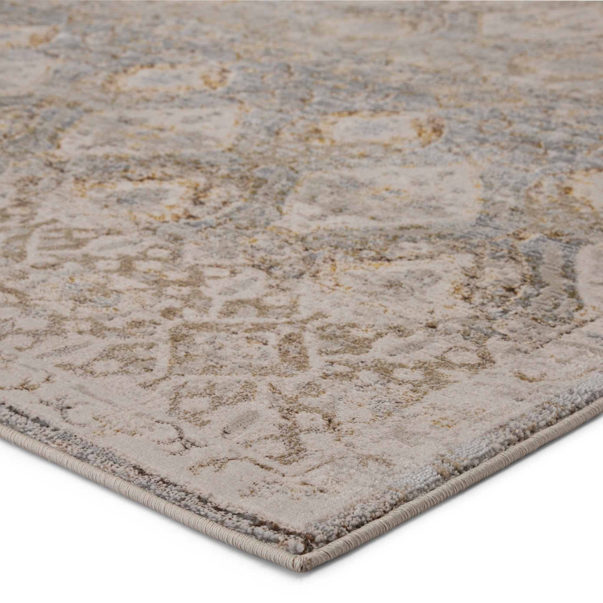 Sinclaire Snl01 Hakeem Gray/Gold Rug - Baconco