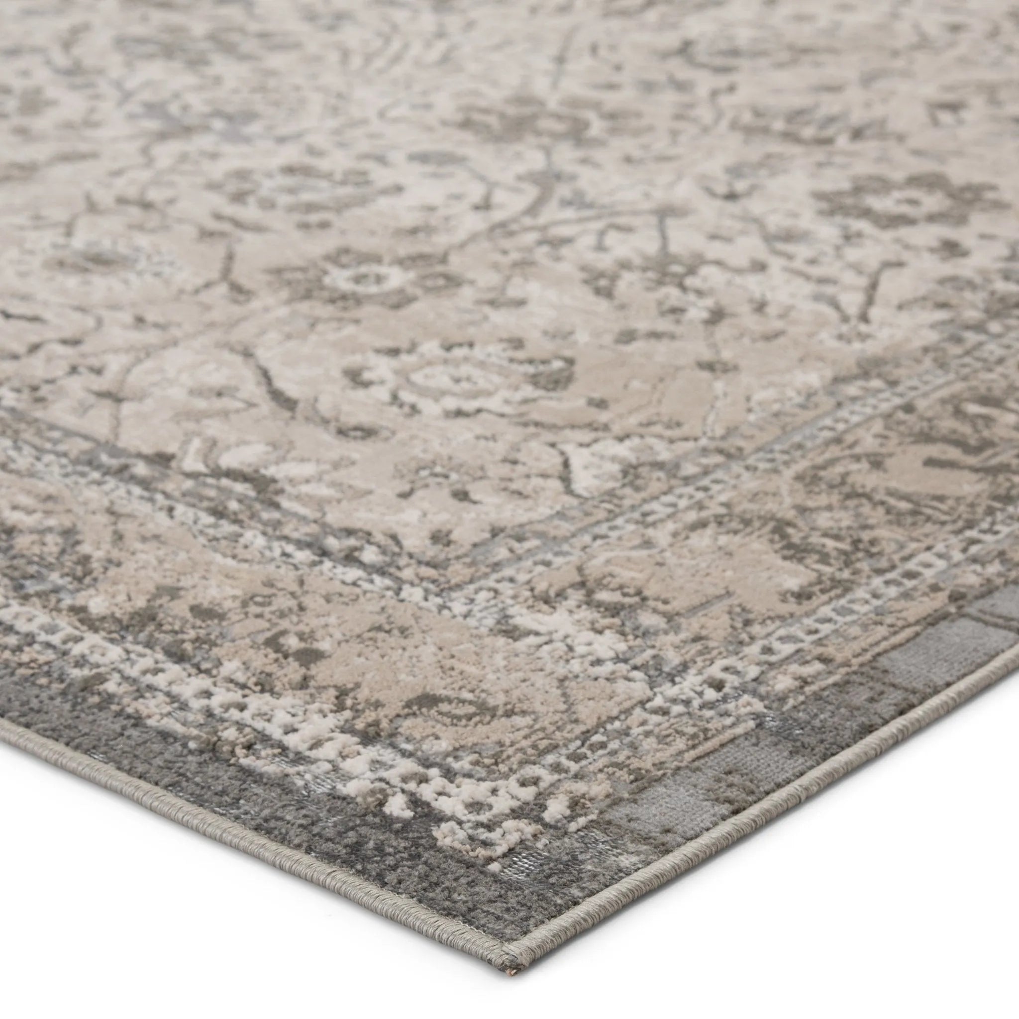 Sinclaire Snl05 Odel Gray/White Rug - Baconco