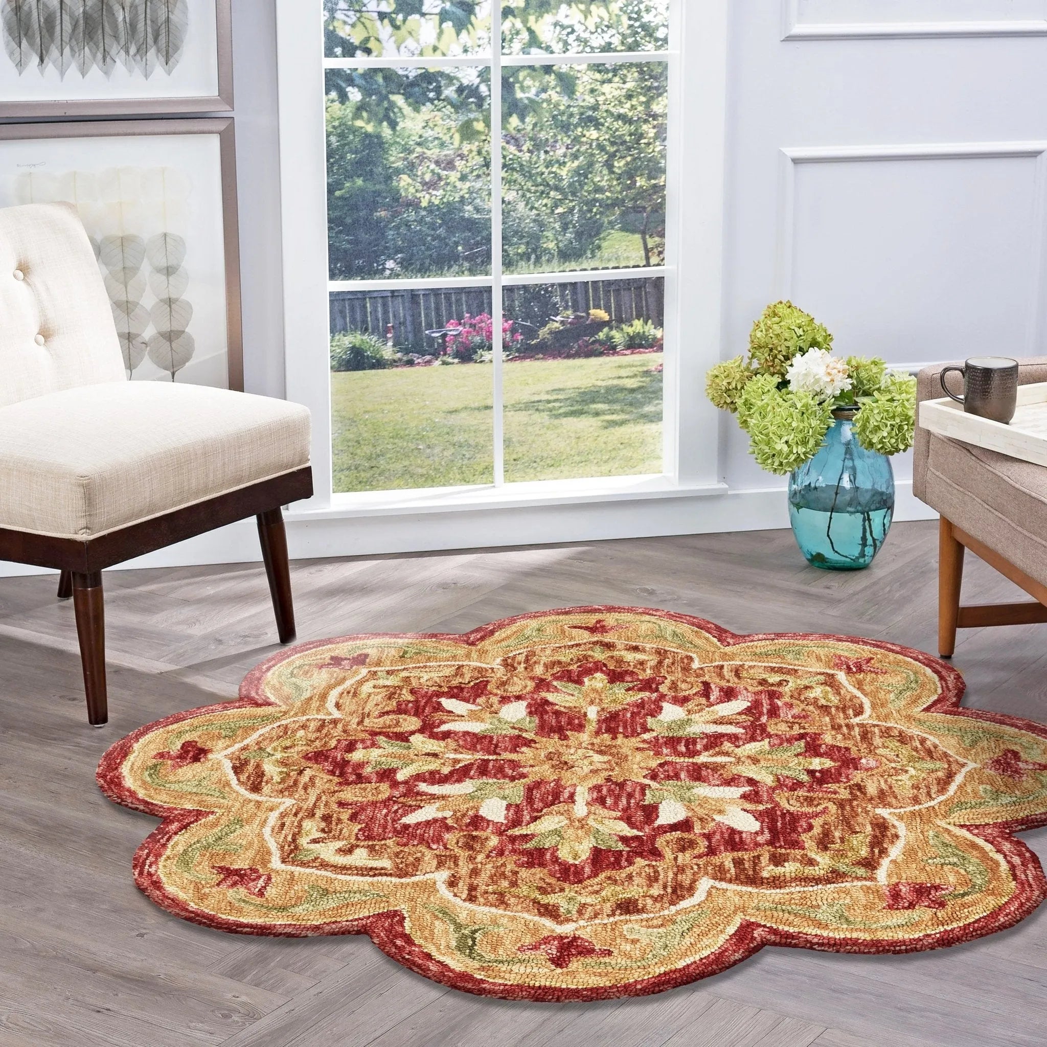 Sinuous Lr54110 Red/Multi Rug - Baconco