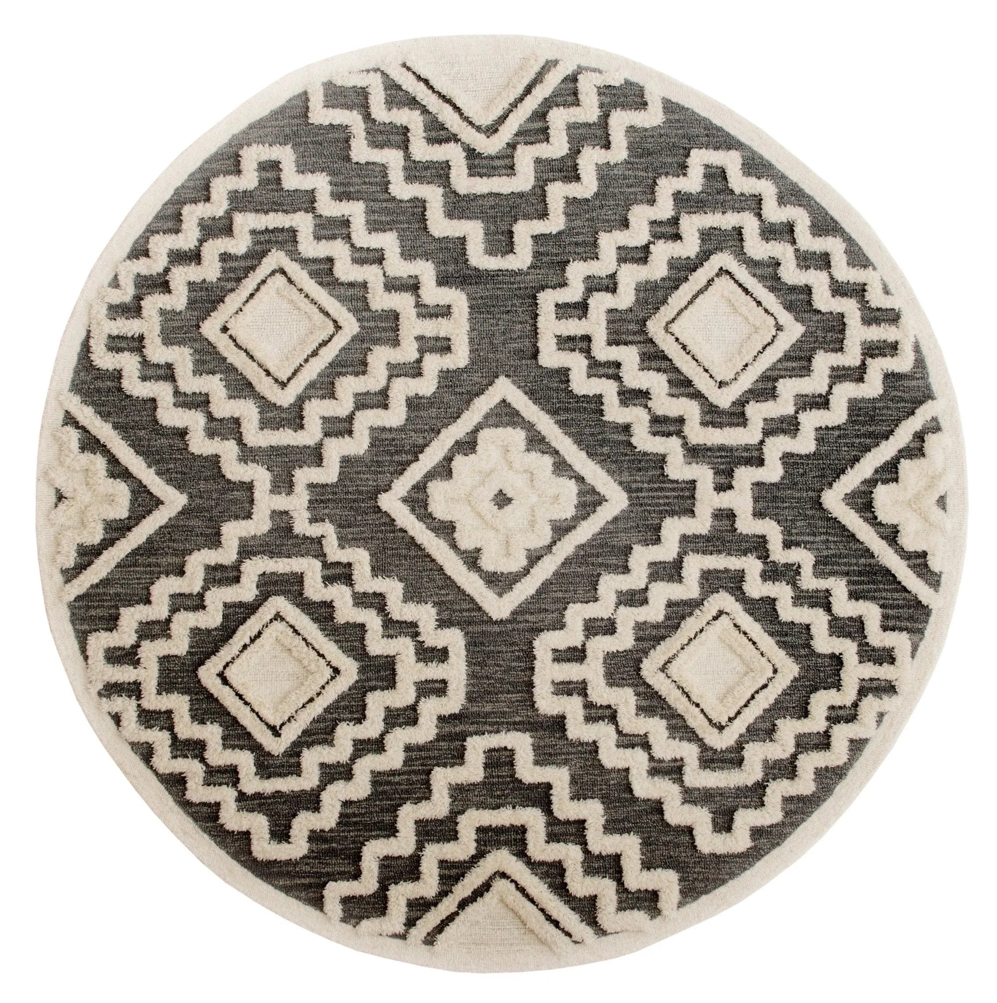 Sinuous Lr54113 Gray/Cream Rug - Baconco