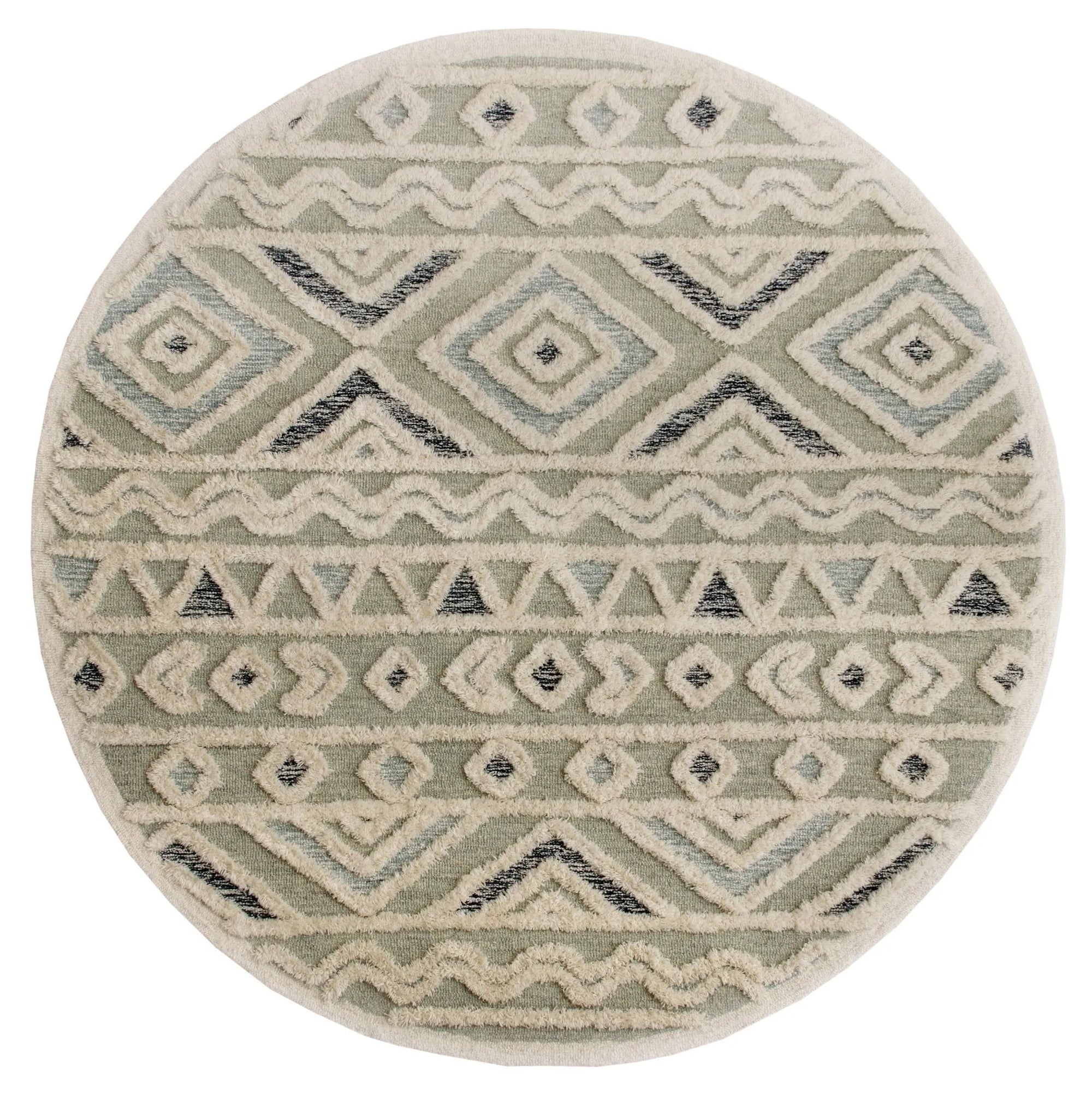 Sinuous Lr54116 Gray/Cream/Light Blue/Navy Rug - Baconco