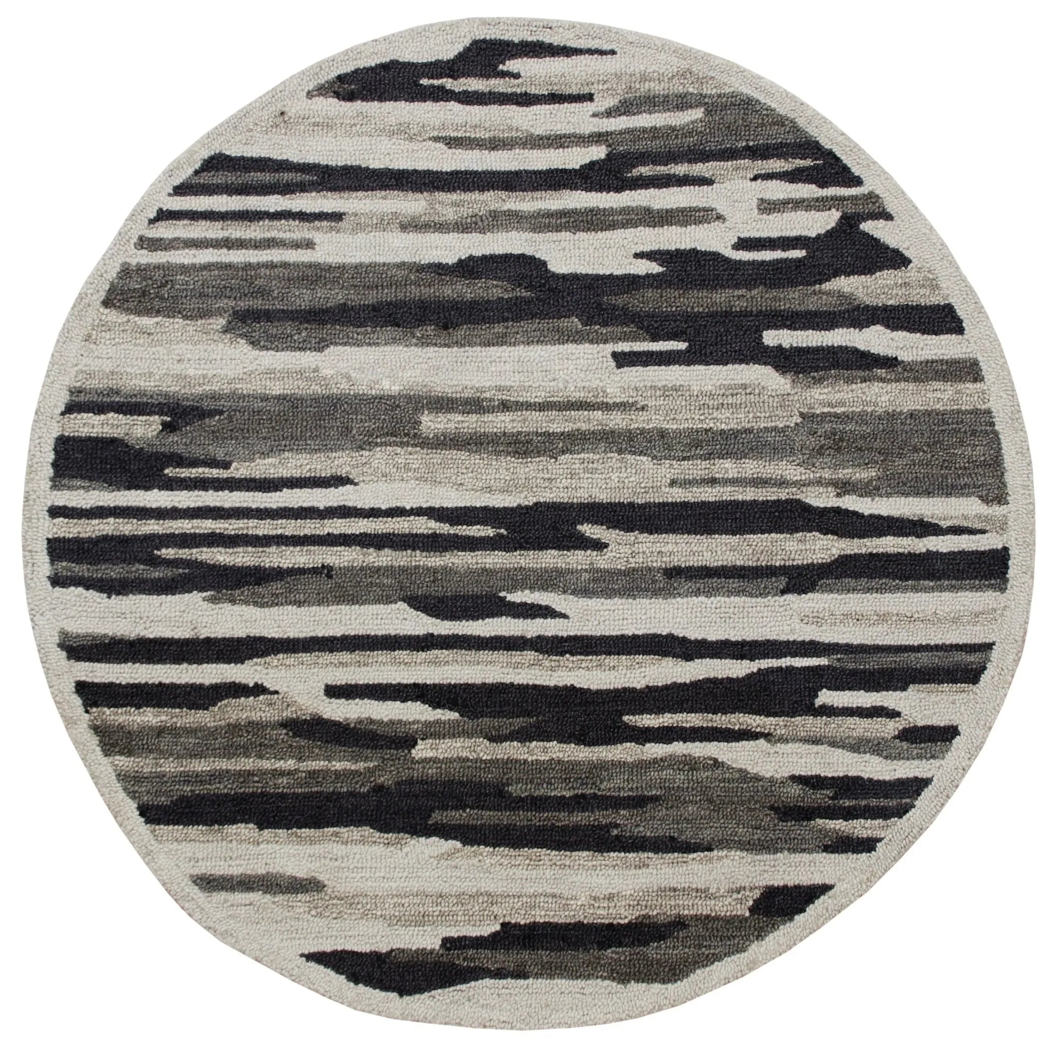 Sinuous Lr54122 Black/Gray Rug - Baconco