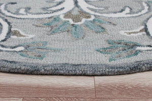 Sinuous Lr54152 Taupe/Blue Rug - Baconco