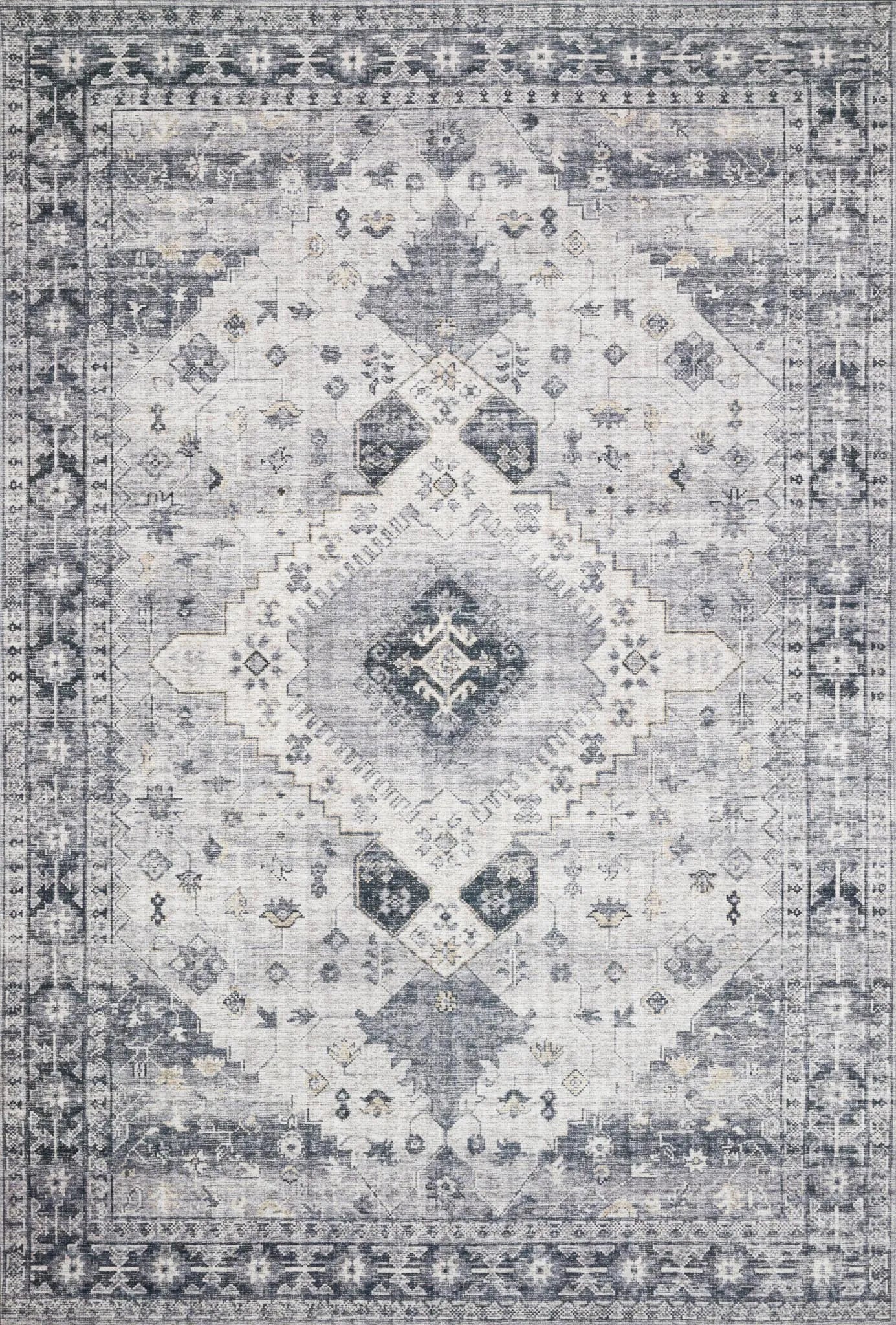 Skye SKY-02 Silver/Grey Rug - Baconco