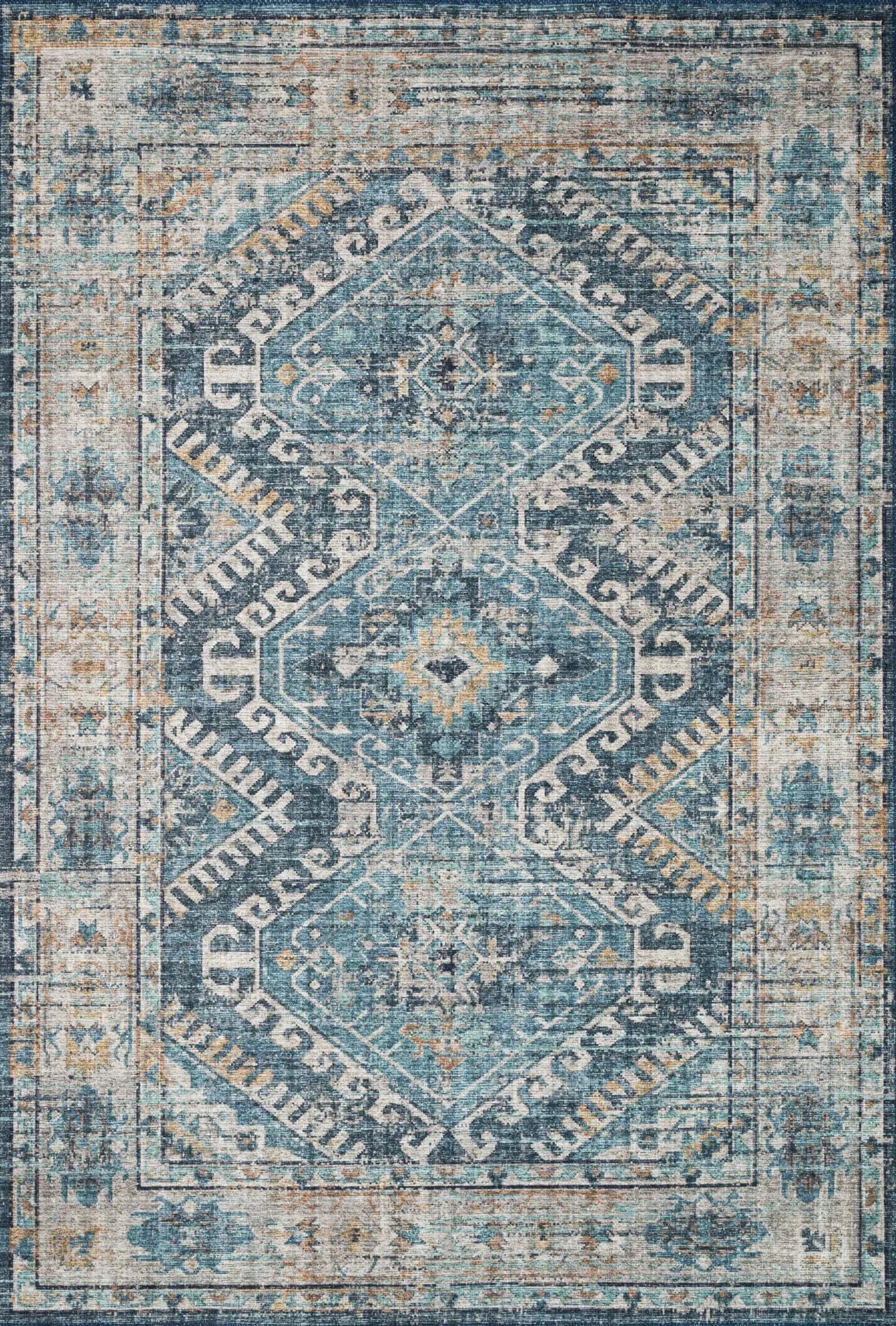 Skye SKY-03 Denim/Natural Rug - Baconco