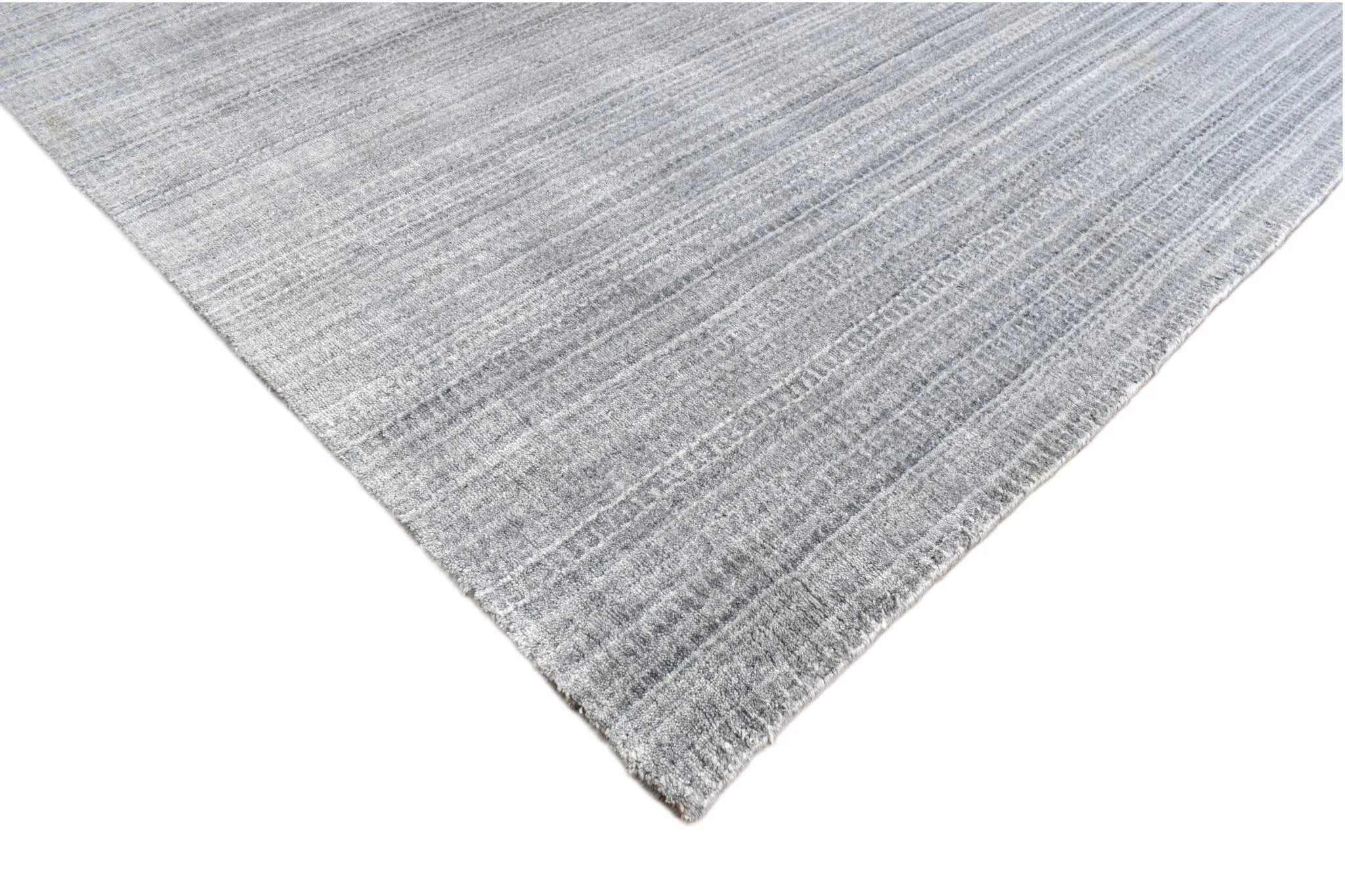 Small Check Silver/Grey Rug - Baconco