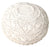 Snow White Macramé LR99707 Pouf - Baconco