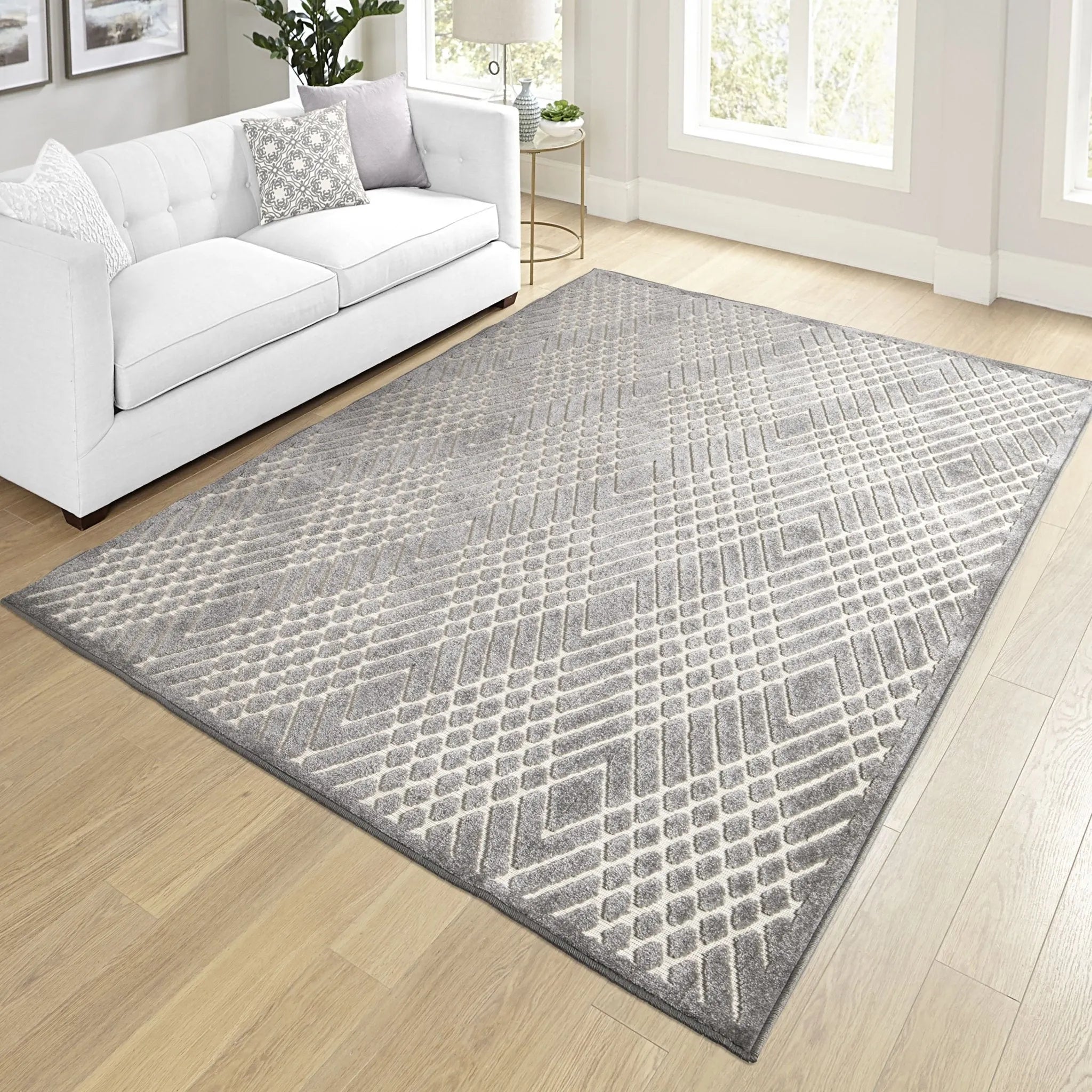 SoCal Living by Jennifer Adams 9109 Ravinia Silverstone Natural Rug - Baconco