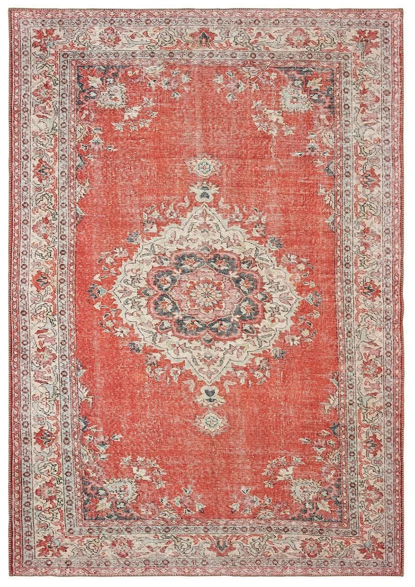 Sofia 85810 Red Grey Rug - Baconco