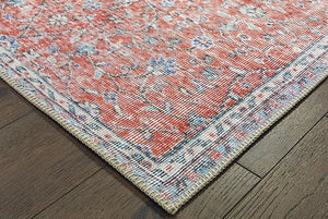 Sofia 85813 Red Blue Rug - Baconco