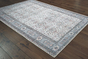 Sofia 85814 Ivory Blue Rug - Baconco