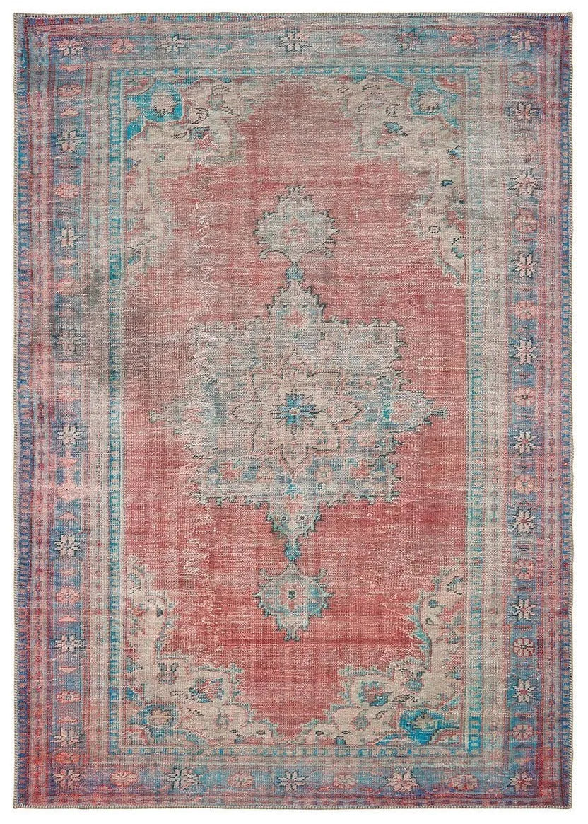 Sofia 85819 Red Blue Rug - Baconco