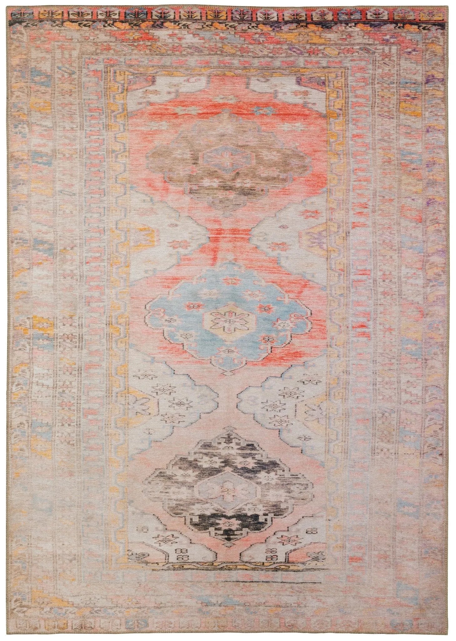 Sofia 85820 Pink/Blue Rug - Baconco