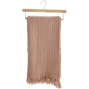 Sofia TH104 Blush Throw Blanket - Baconco