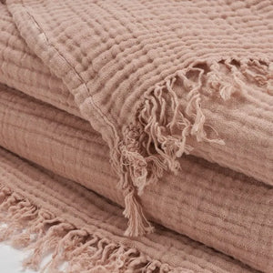 Sofia TH104 Blush Throw Blanket - Baconco