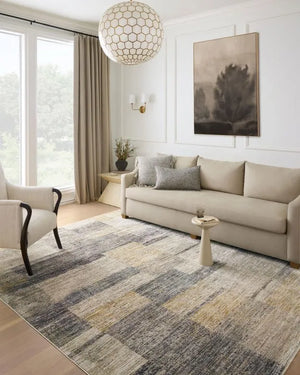 Soho SOH-08 Grey/Gold Rug - Baconco