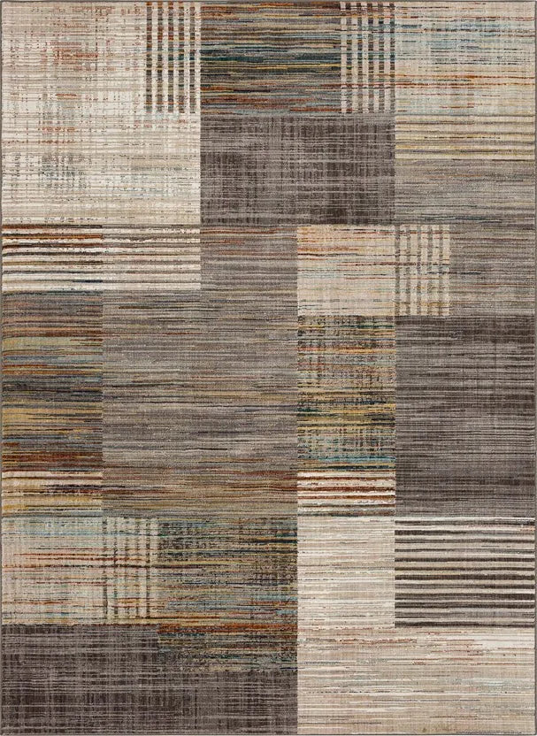 Soiree 92674 90116 Emiliano Smokey Grey Rug - Baconco