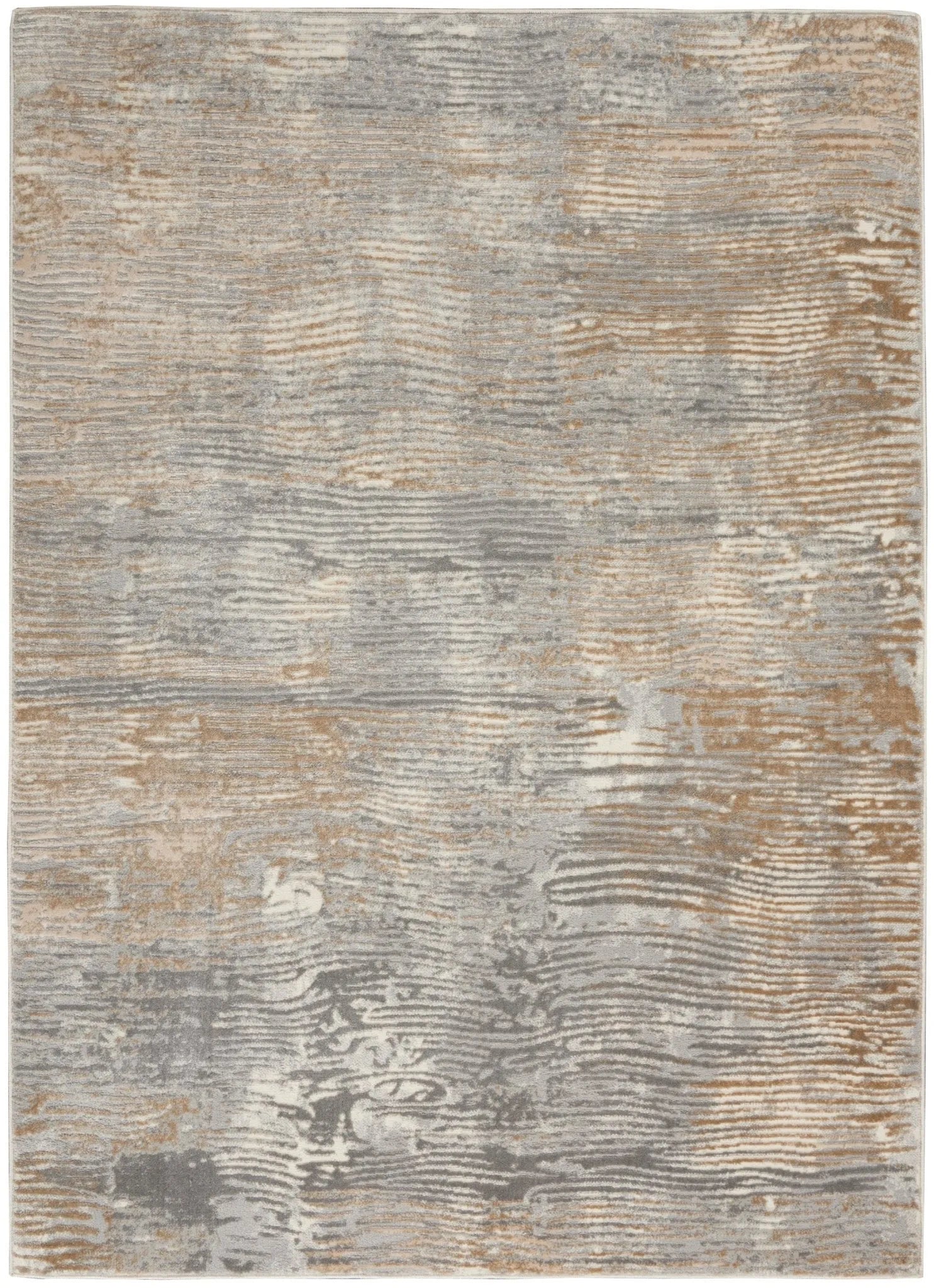 Solace SLA01 Grey/Beige Rug - Baconco