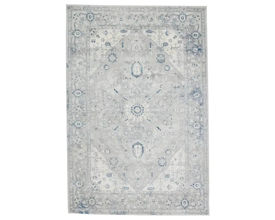 Solace SOC02 Grey/Lt. Blue Rug - Baconco