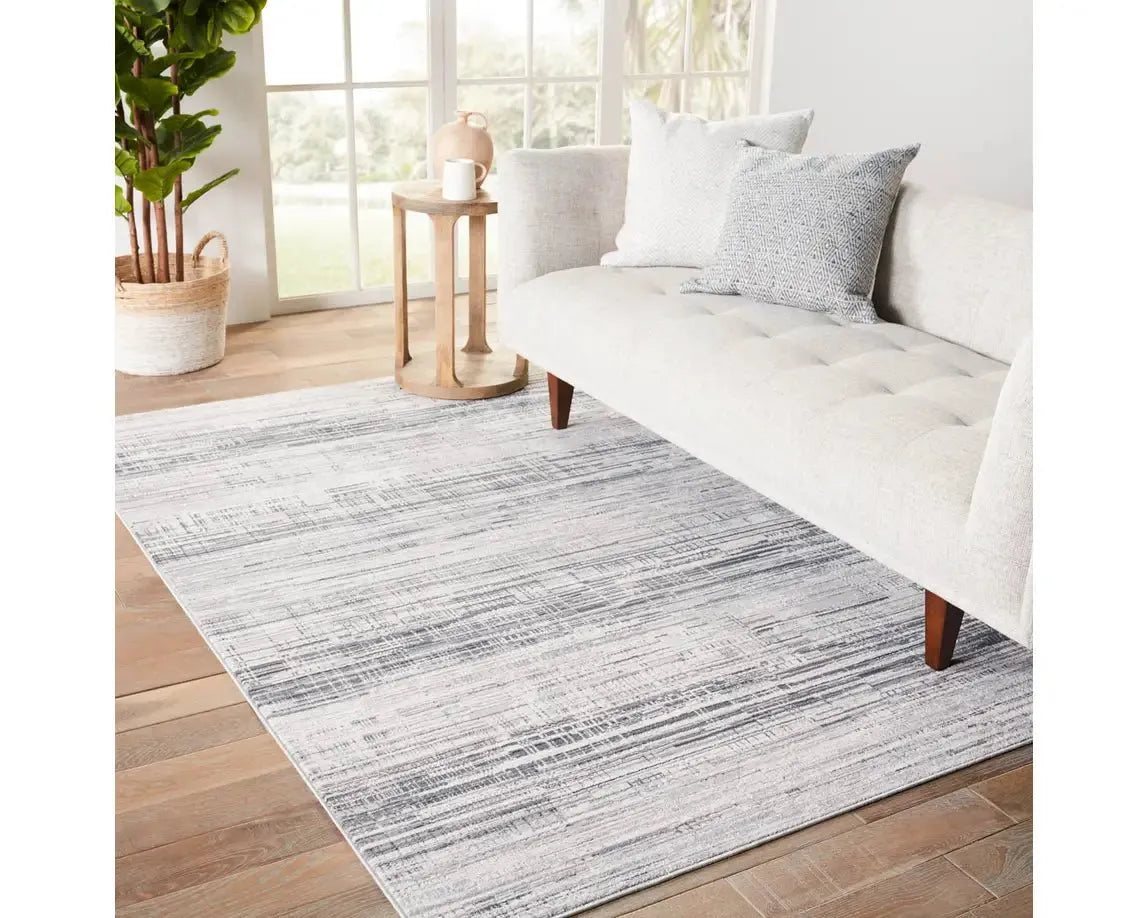 Solace SOC04 Tonal Grey/Ivory Rug - Baconco