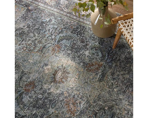 Solene SLE04 Blue/Grey Rug - Baconco