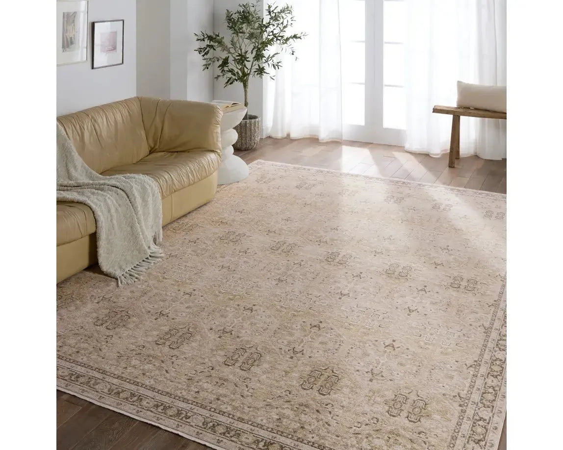 Solene SLE06 Beige/Cream Rug - Baconco