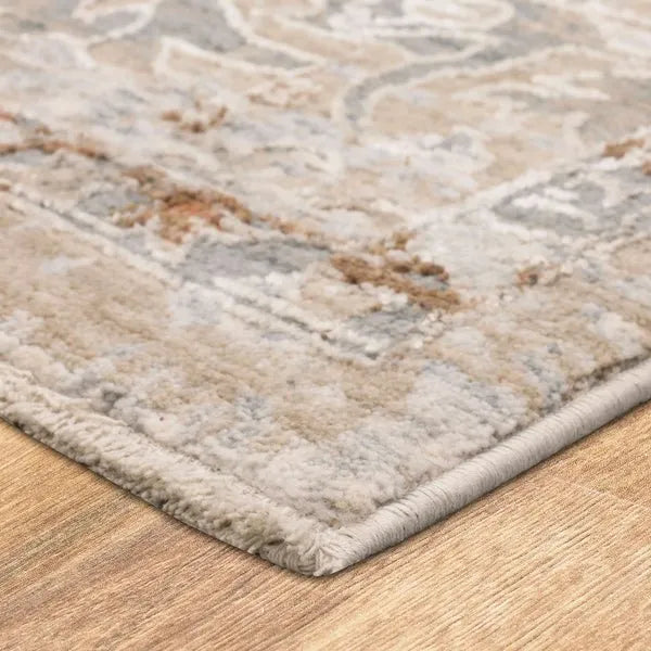 Solitude R1043 910 Via Salaria Cream Beige Rug - Baconco