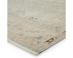 Someplace In Time SPT05 Tan/Light Blue Rug - Baconco