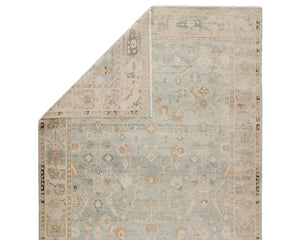 Someplace In Time SPT05 Tan/Light Blue Rug - Baconco