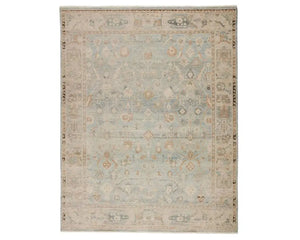 Someplace In Time SPT05 Tan/Light Blue Rug - Baconco