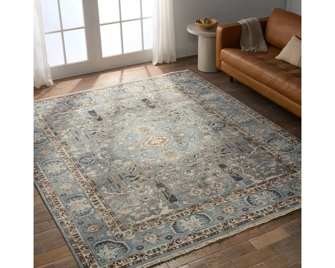 Someplace In Time SPT10 Blue/Grey Rug - Baconco