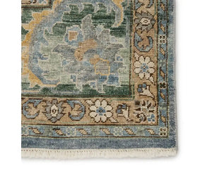 Someplace In Time SPT13 Blue/Green Rug - Baconco