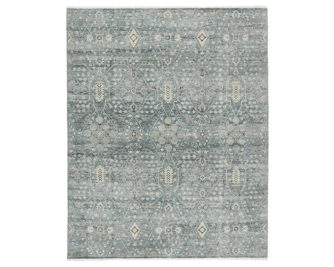 Someplace In Time SPT15 Blue/Light Grey Rug - Baconco