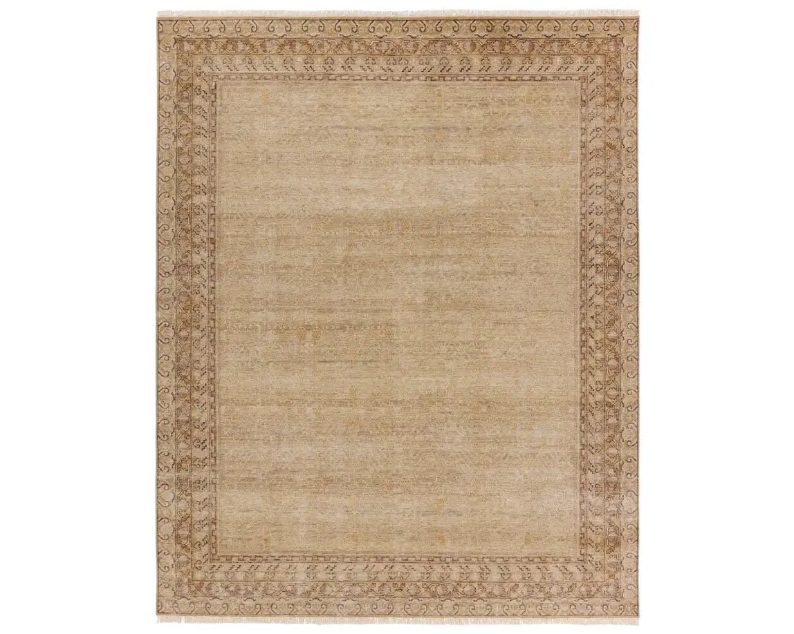 Someplace In Time SPT19 Gold/Brown Rug - Baconco