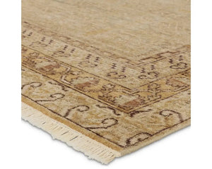 Someplace In Time SPT19 Gold/Brown Rug - Baconco