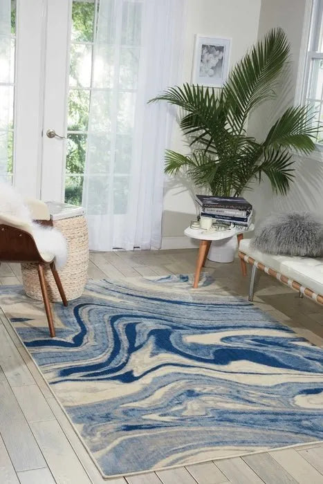 Somerset ST749 Light Blue Rug - Baconco