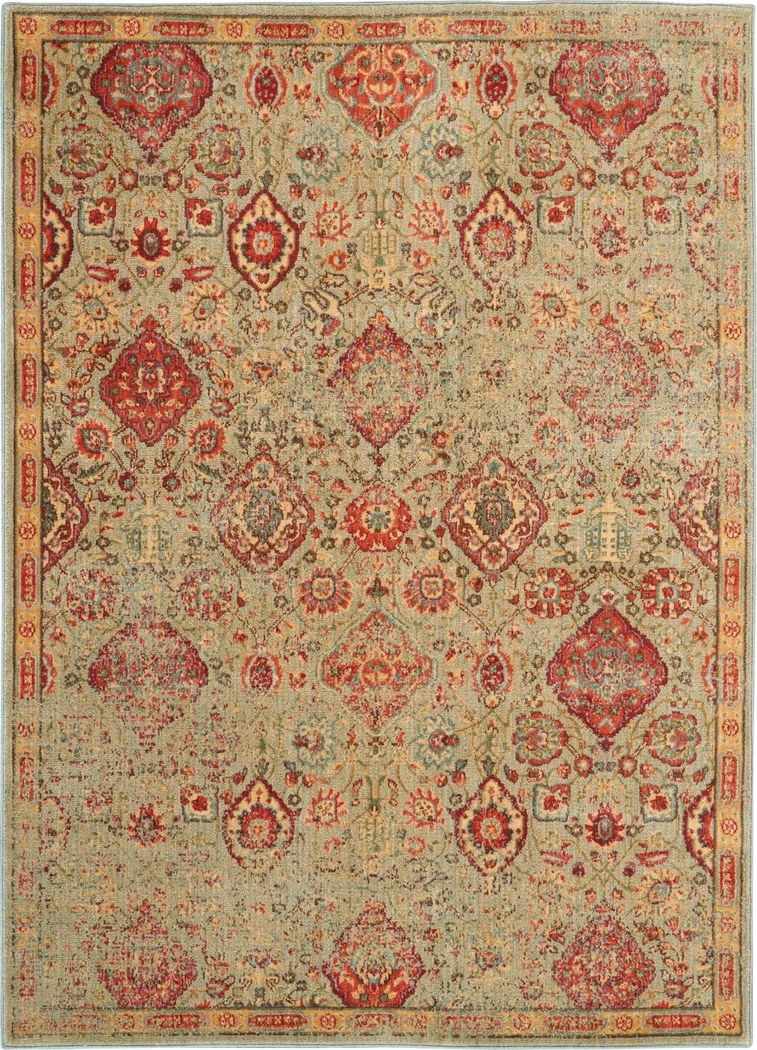 Somerset ST90 Light Green Rug - Baconco