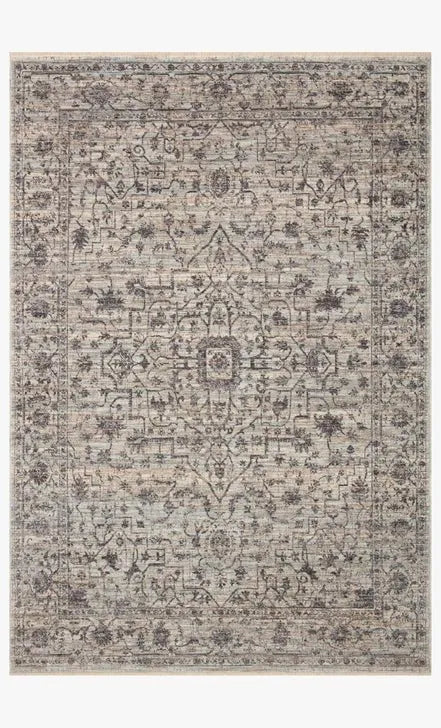 Sorrento SOR-01 Mist/Charcoal Rug - Baconco