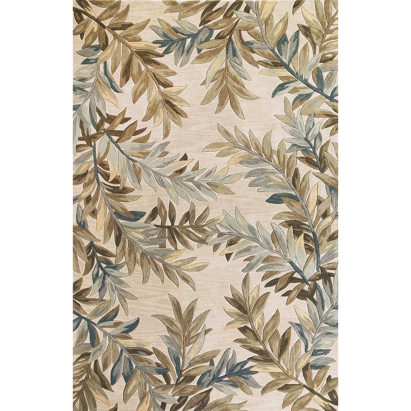 Sparta 3126 Tropical Branches Ivory Rug - Baconco