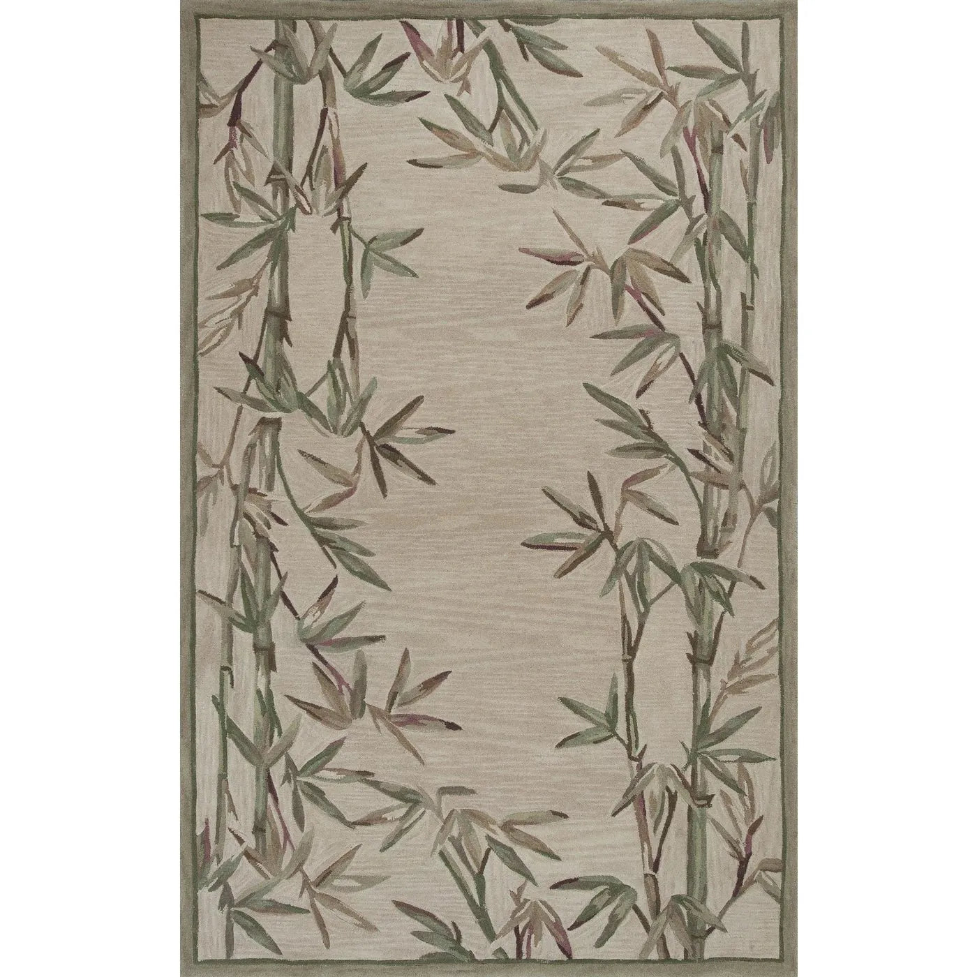 Sparta 3146 Bamboo Border Ivory Rug - Baconco